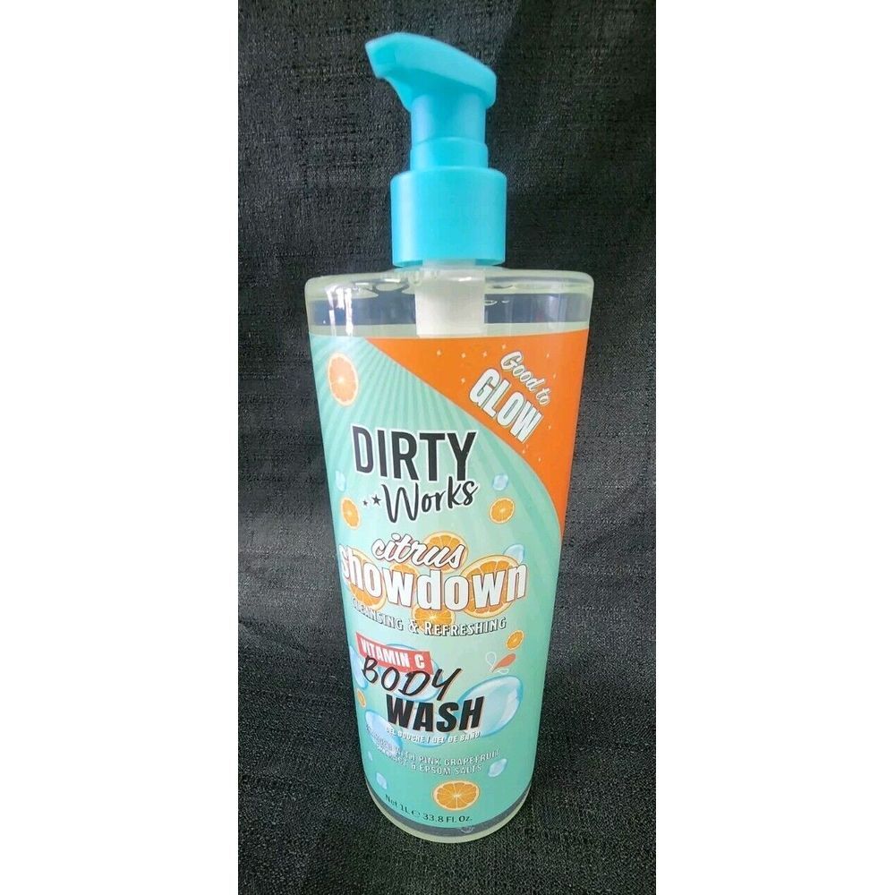 NEW Dirty Works Body Wash Citrus Showdown Vitamin C 33.8oz